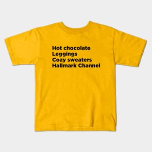 Christmas Movie Countdown with Your Favorites Kids T-Shirt
